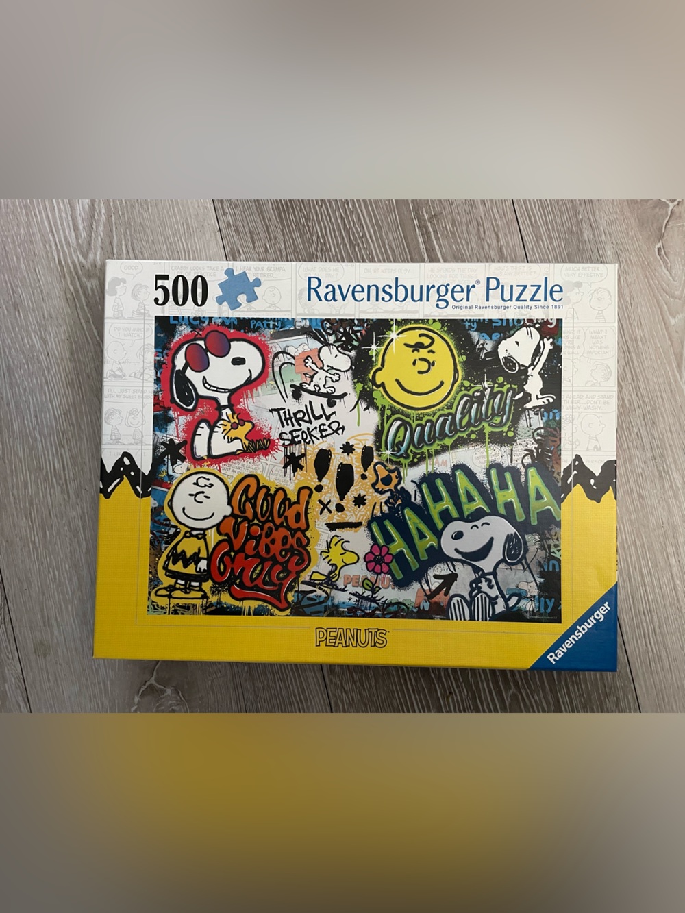 Ravensburger Peanuts Graffiti Puzzle Charlie Brown 500 Pieces